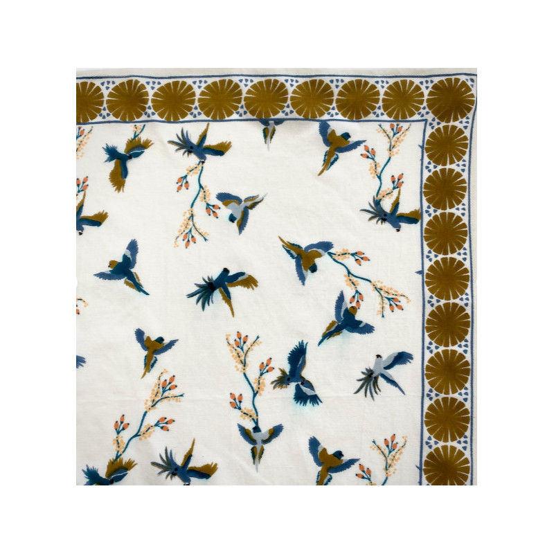 Foulard Latika Cerisier Fleur de Vanille - Apaches Collections