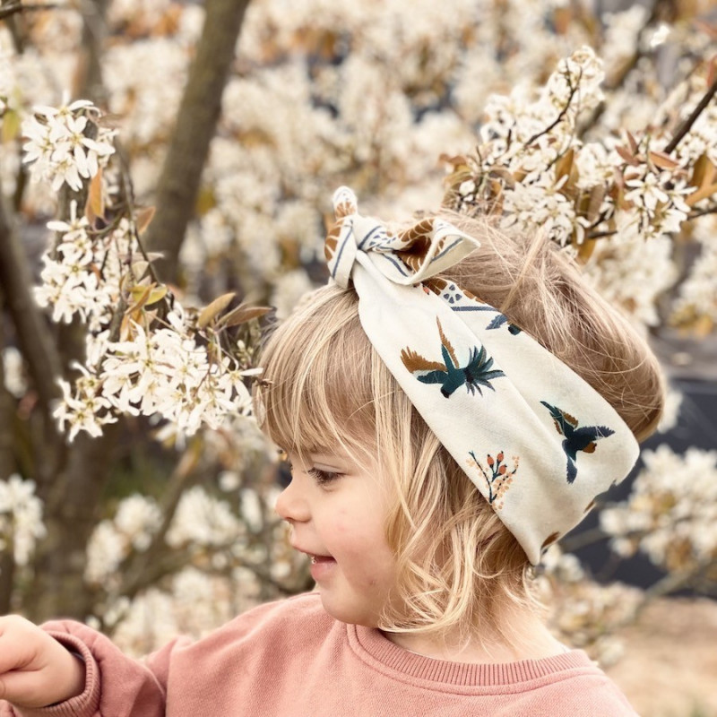 Foulard Manika Cerisier Fleur de Vanille - Apaches Collections