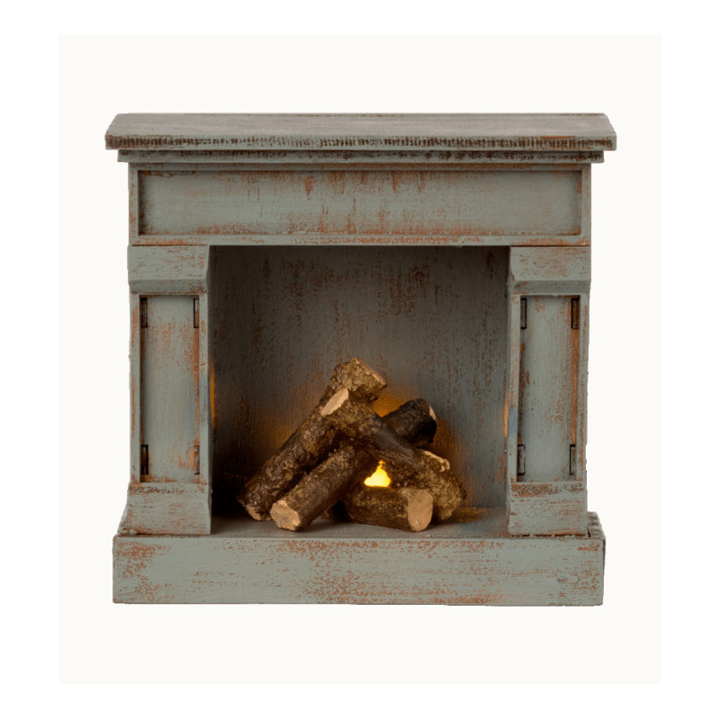 Cheminée Vintage Bleu - Maileg