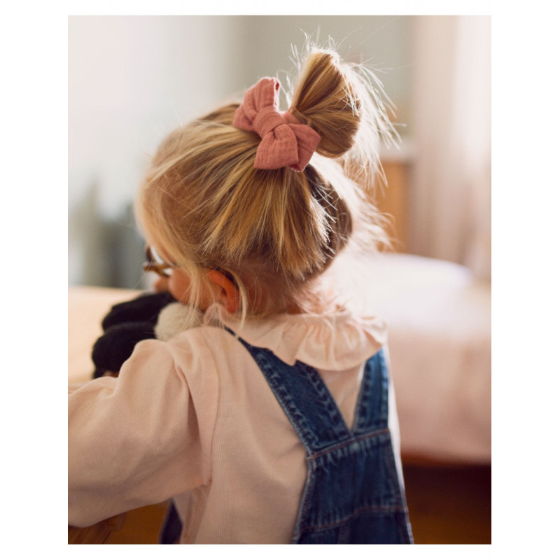 Lot de 2 Elastiques à Noeud en Gaze de Coton - Bachca