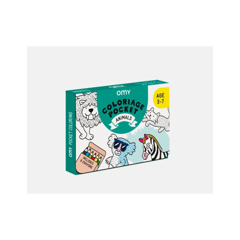 Coloriage de Poche Animaux - OMY
