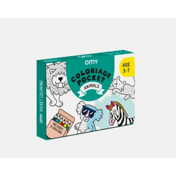 Coloriage de Poche Animaux - OMY