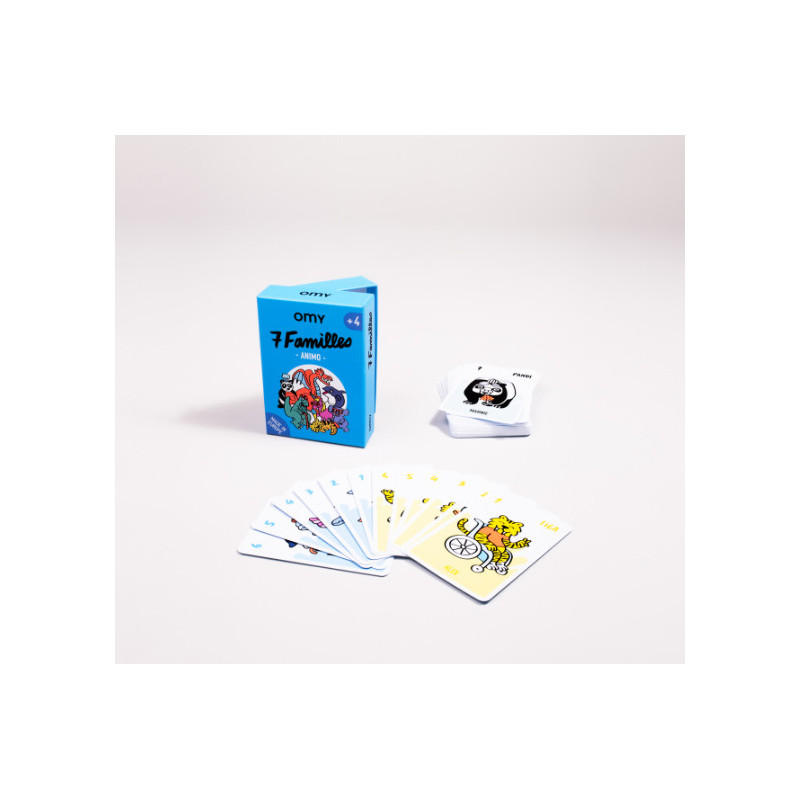 Jeu des 7 Familles Animaux - OMY