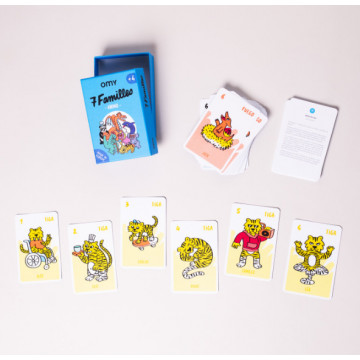 Jeu des 7 Familles Animaux - OMY