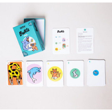 Jeu de la Bataille Animaux - OMY