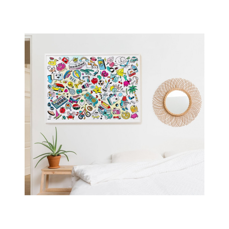 Poster à Colorier Baby Pop Art - OMY