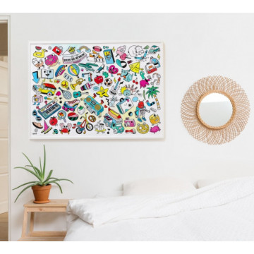 Poster à Colorier Baby Pop Art - OMY