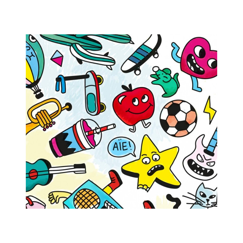 Poster à Colorier Baby Pop Art - OMY