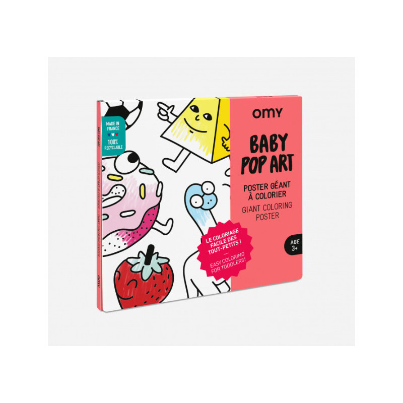 Poster à Colorier Baby Pop Art - OMY