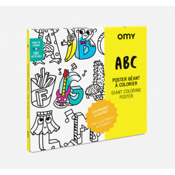 Poster à Colorier ABC - OMY