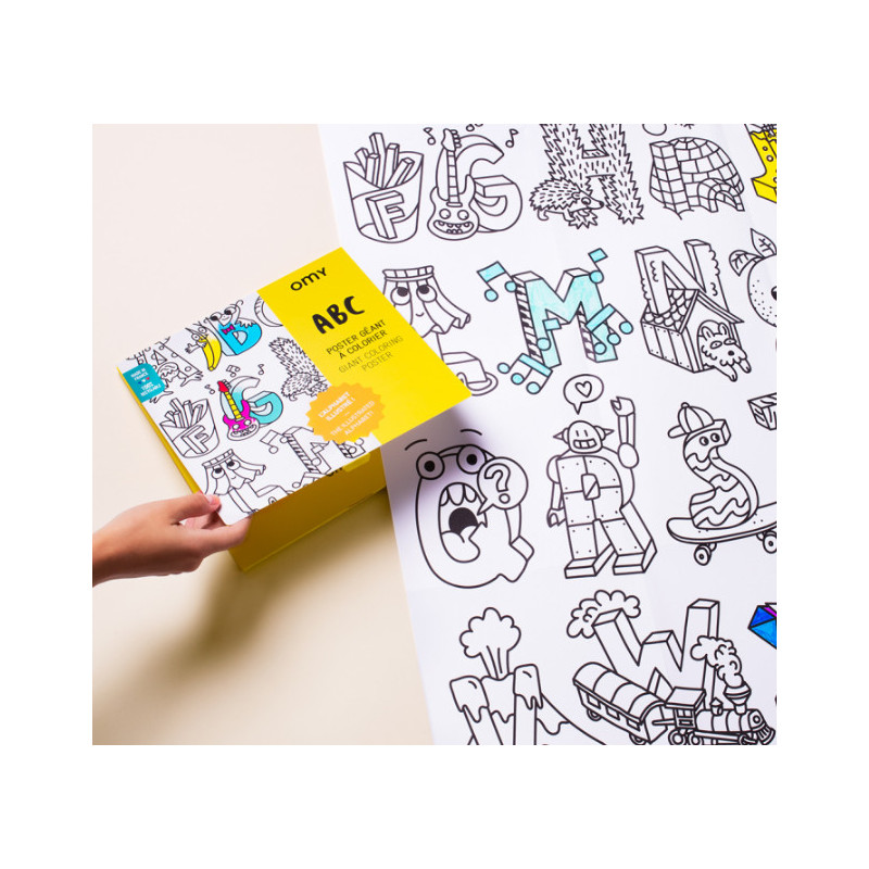 Poster à Colorier ABC - OMY