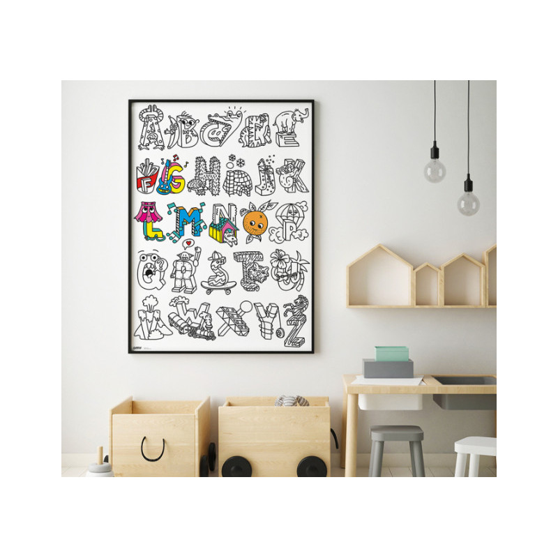 Poster à Colorier ABC - OMY