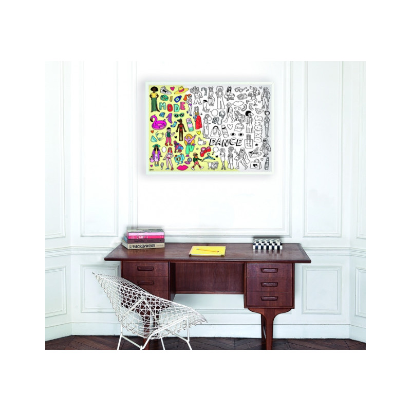 Poster à Colorier Styliste - OMY