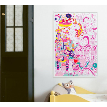 Poster à Colorier Lily - OMY