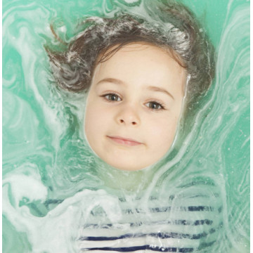 Sels de Bain Moussant Vert Lagon - Nailmatic