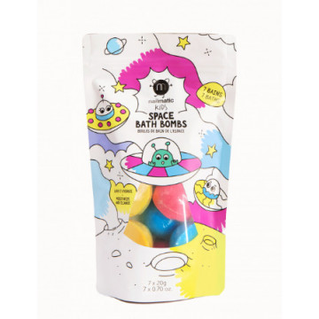 Lot de 7 Boules de Bain de L'espace - Nailmatic