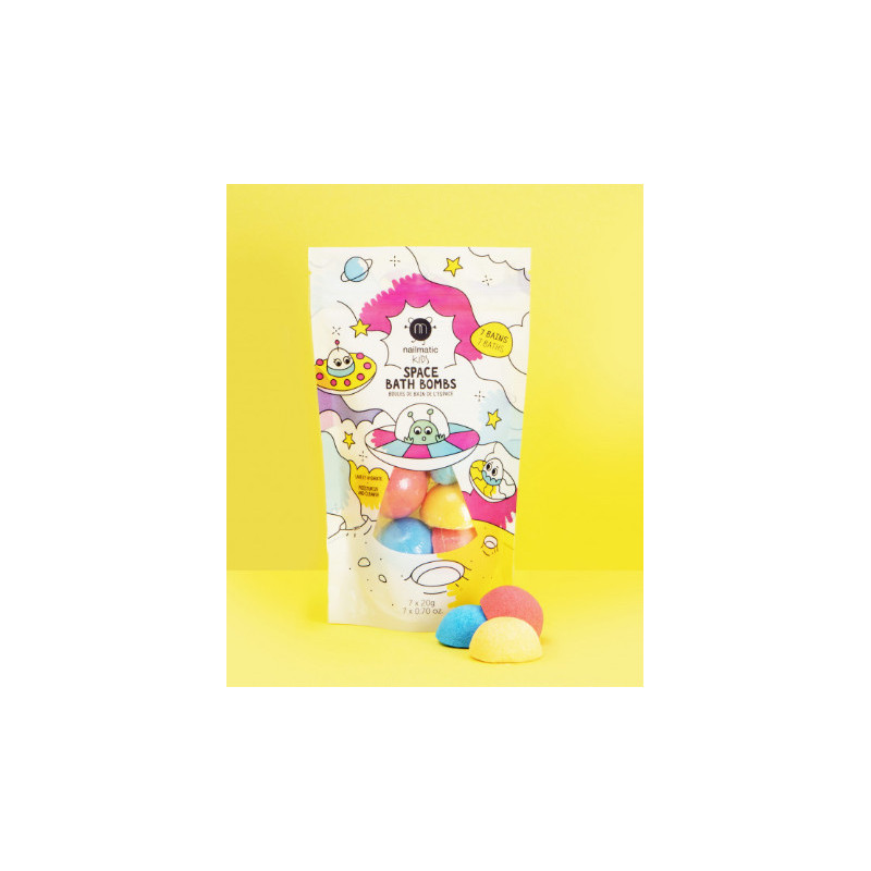 Lot de 7 Boules de Bain de L'espace - Nailmatic