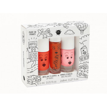 Set de 2 Vernis et Roll Pêche - Nailmatic