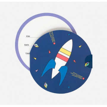 Lot de 8 Invitations Cosmos - My Little Day