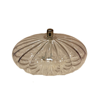 Lampe à huile ellipse striée S