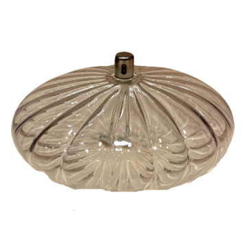 Lampe à huile ellipse striée M