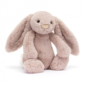 Peluche lapin luxe rosa -...