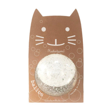 Ballon bulle argent 10 cm -...