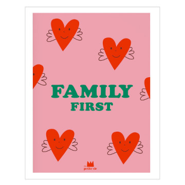Affiche family first rose...