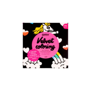 Velvet coloring - lily - OMY