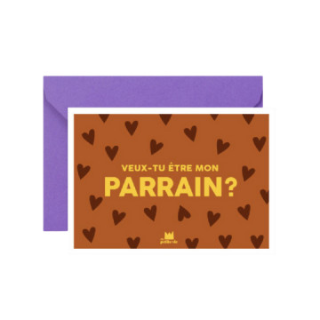 Carte veux-tu être parrain...