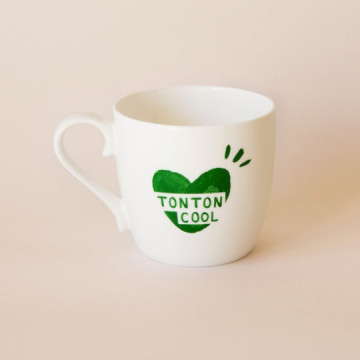 Mug coeur vert sapin...