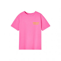T-Shirt Fizvalley kid et ado - rose  fluo - American Vintage