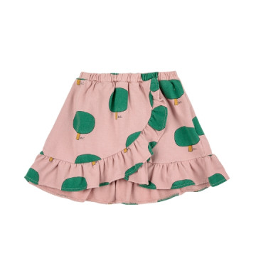 Jupe rose all-over arbre -...