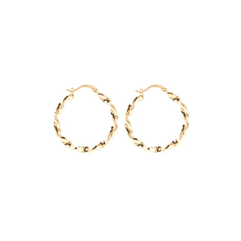 Grandes Créoles Torsadées - Louise Damas