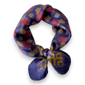Foulard en soie Manika -...