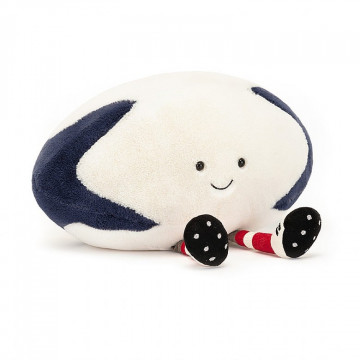 Peluche ballon de rugby -...