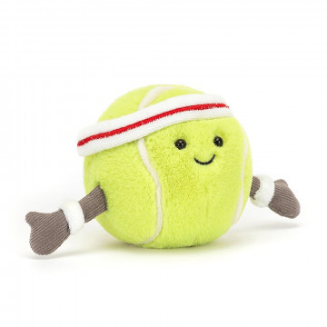 Peluche balle de tennis -...