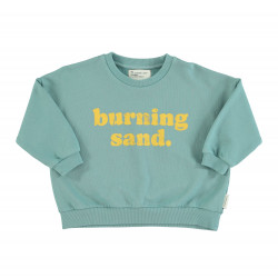 Sweatshirt kid & ado - vert "Burning Sand" - Piupiuchick