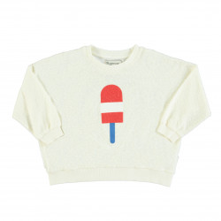 Sweatshirt kid & ado - écru & glace - Piupiuchick