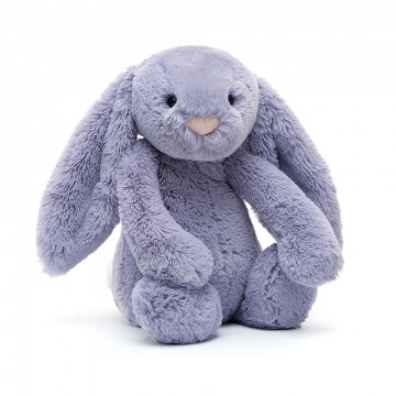 Peluche lapin violet -...