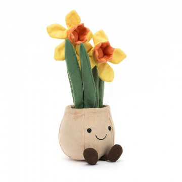 Peluche pot de jonquilles -...