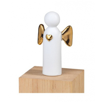 Ange Porte-Bonheur en Porcelaine Doré - Räder