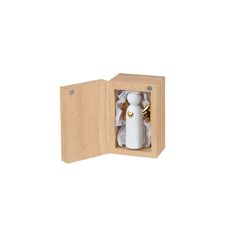 Ange Porte-Bonheur en Porcelaine Doré - Räder