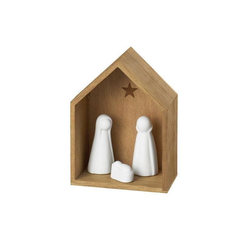 Crèche en Bois et Porcelaine - Räder