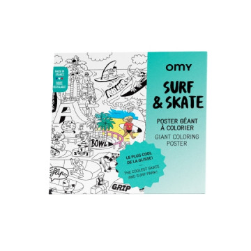 Poster géant à colorier et...