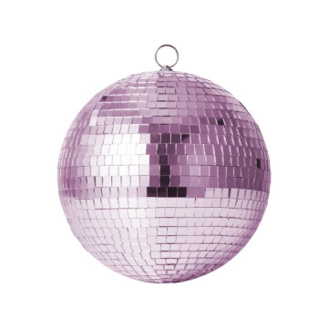 Boule à facettes - rose (25...