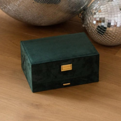 Boîte à bijoux Denise - vert - Maison Scarlett