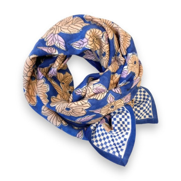 Foulard Latika - bloom bleu...