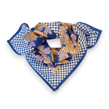 Foulard Manika - bloom bleu...