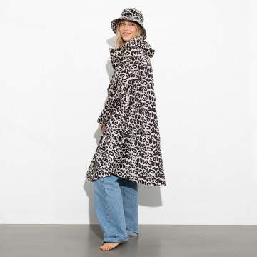 Imperméable - léopard noir...